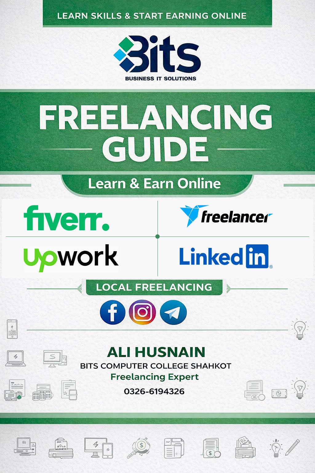 Complete Freelancing Notes Bundle โ Earn from Fiverr, Upwork, Freelancer & LinkedIn