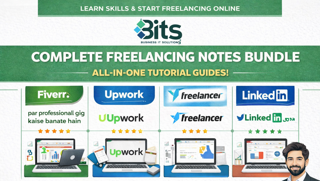 Complete Freelancing Notes Bundle – Earn from Fiverr, Upwork, Freelancer & LinkedIn