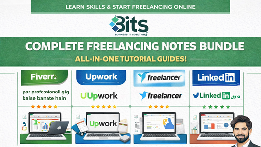 Complete Freelancing Notes Bundle – Earn from Fiverr, Upwork, Freelancer & LinkedIn